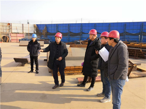 欢迎新乡水利建设工程到伟志模板参观考察